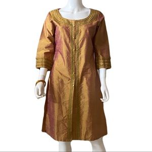 SILK SHANTUNG DRESS from INDIA